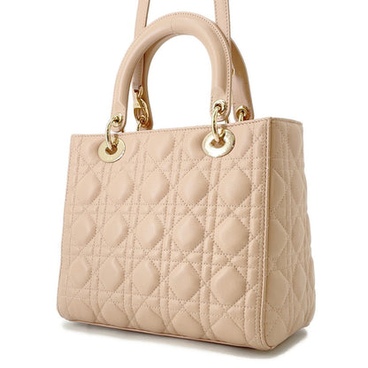 Dior Lady Dior Jasmin FlowerCAL44550 Lambskin Size Medium