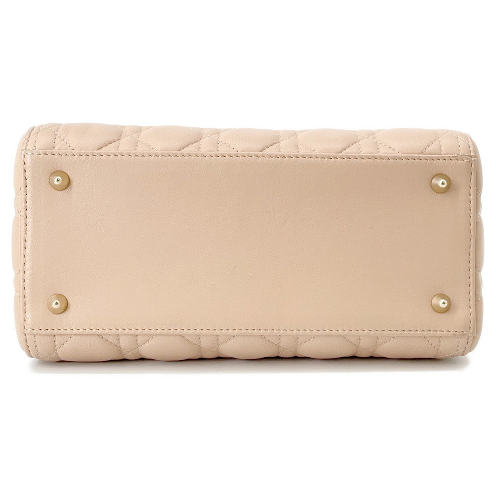 Dior Lady Dior Jasmin FlowerCAL44550 Lambskin Size Medium