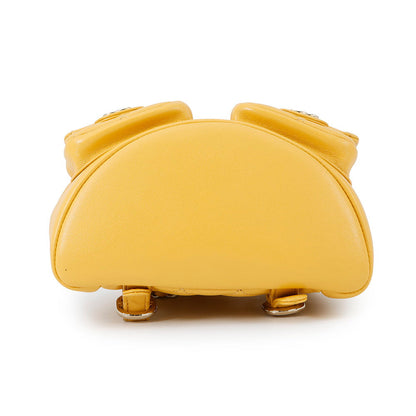 CHANEL Matelasse Backpack YellowAS3787 Calf Leather