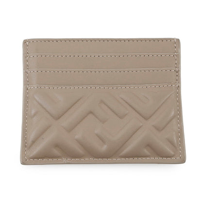 FENDI Baguette Card Case Gray8M0445 Nappa Leather