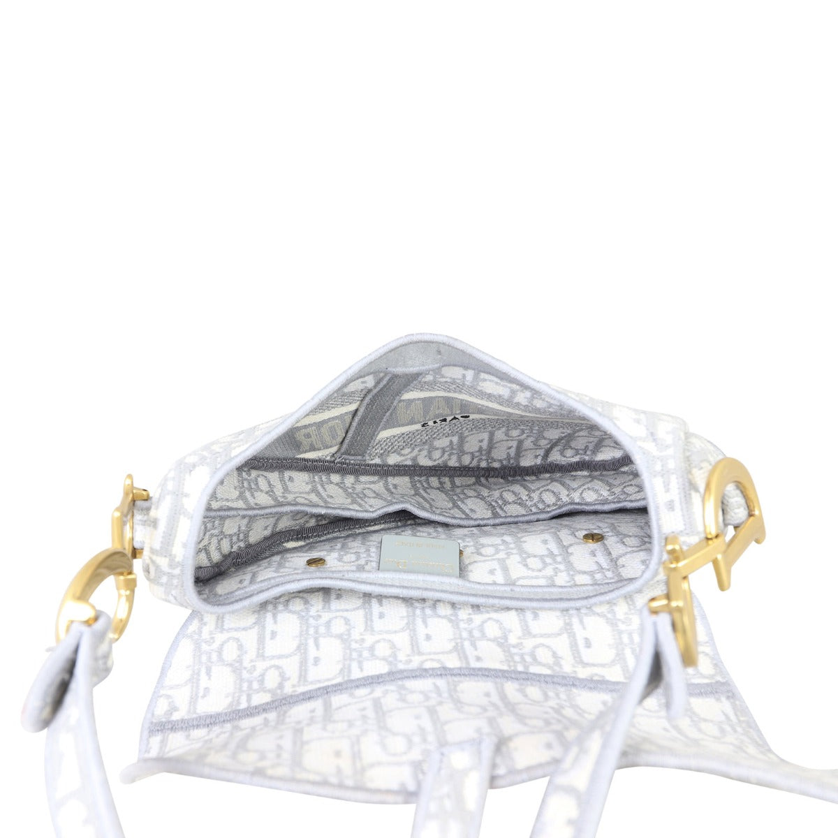 Dior Saddle Bag Oblique Embroidery
