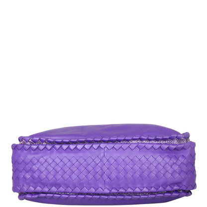 Bottega Veneta Nappa Ayers Python Trim Shoulder Bag