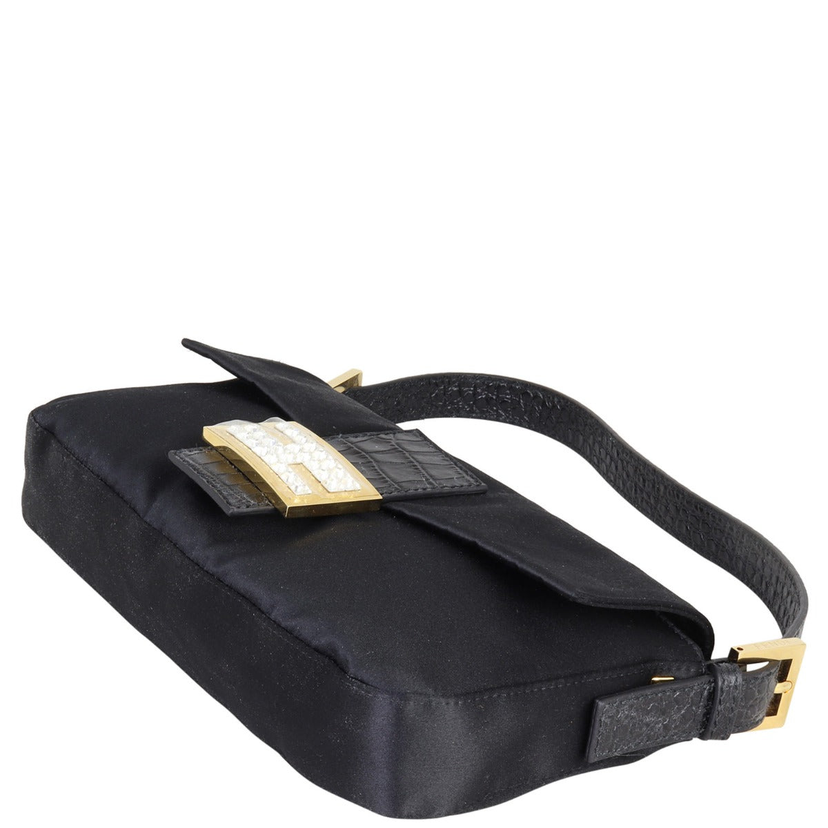 Fendi Baguette Crystal Embellished Bag