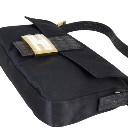 Fendi Baguette Crystal Embellished Bag