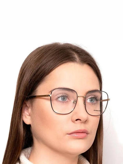 Luxury Burberry Eyewear File Elliot Eyeglasses Gold