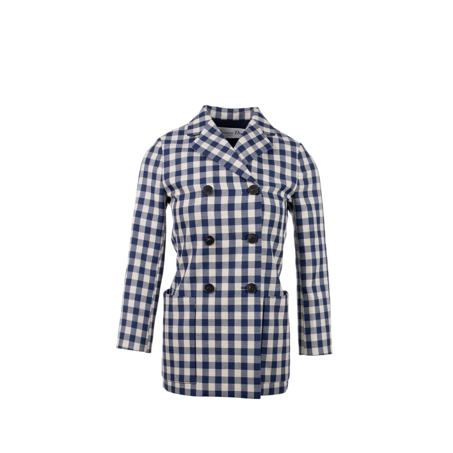 Dior size 34 Laine jacket blue/white/multicolour