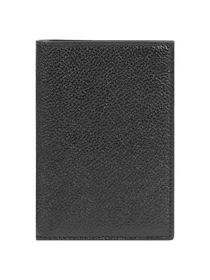 Luxury Balenciaga Trending 2025 Cash Vertical Half Wallet Black