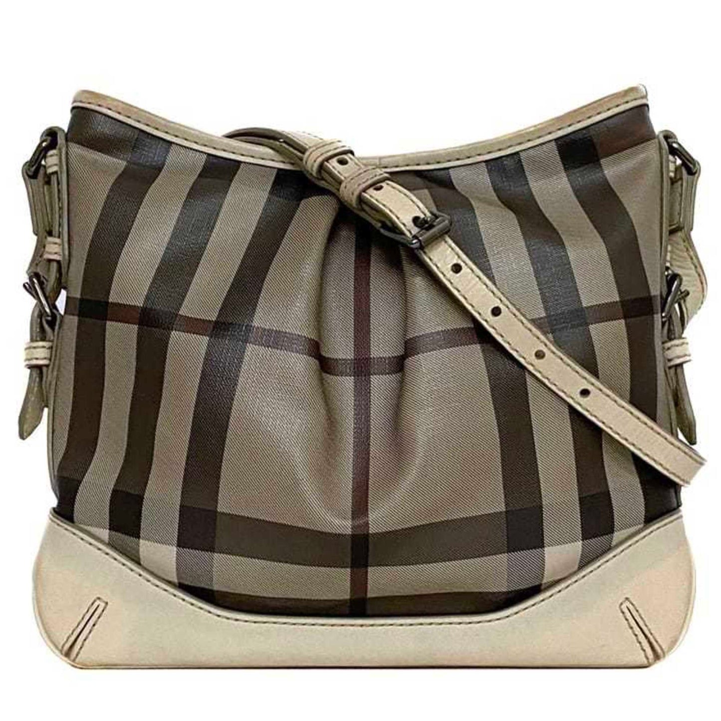 Luxury Burberry Smoke Check Shoulder Bag