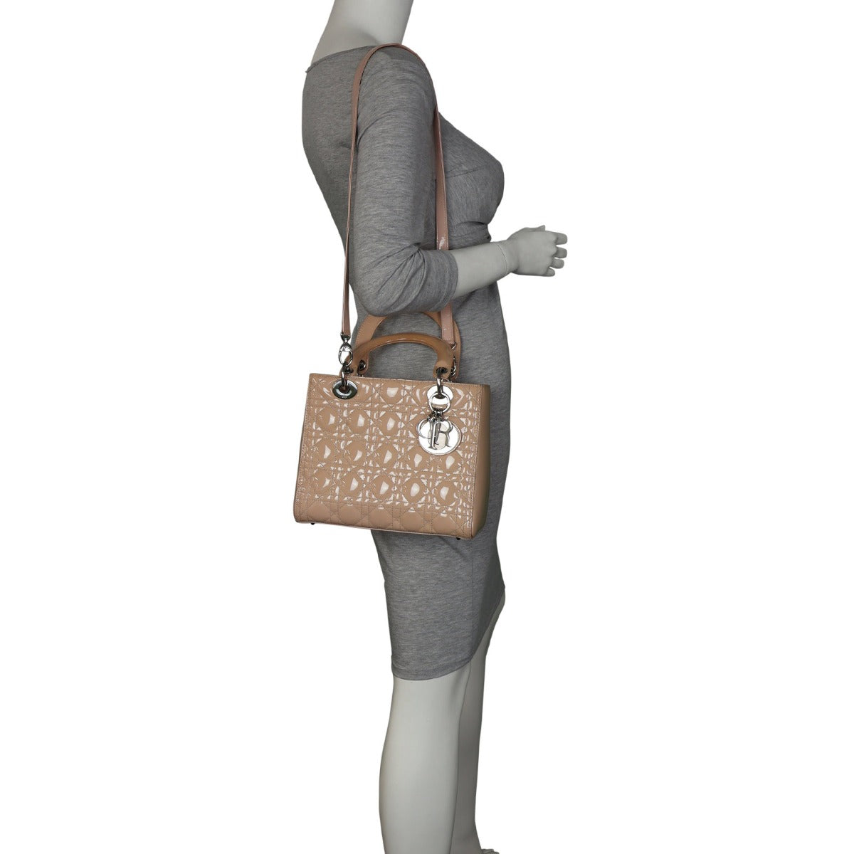 Dior Lady Dior Medium Patent