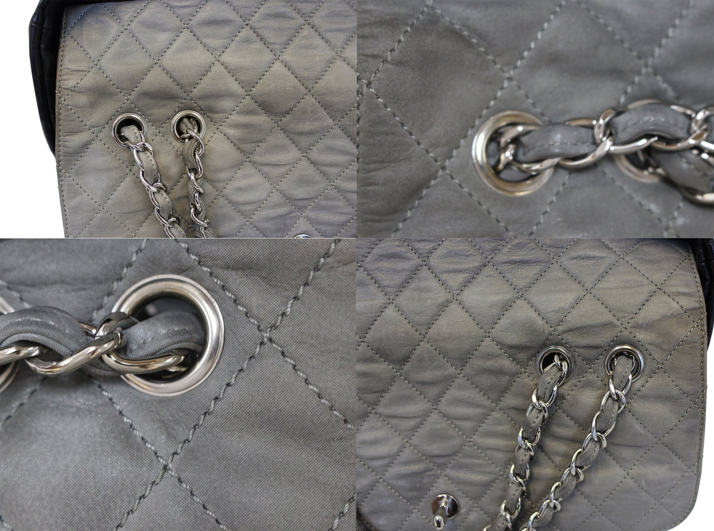 CHANEL Black Leather 2 Way Tote Bag - Sale