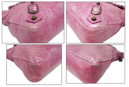 BALENCIAGA Arena Leather Giant Mini City Satchel Bag