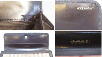 BURBERRY Haymarket check Wallet