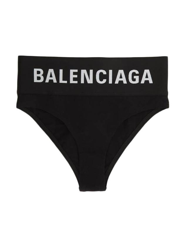 Luxury Balenciaga Trending 2025 Logo Elastic Briefs Black