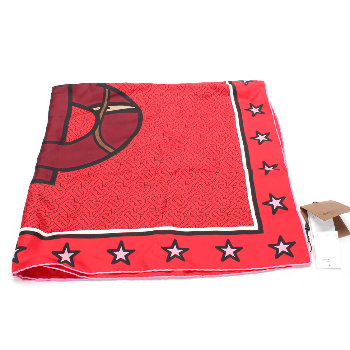 Luxury Burberry Printed Silk Scarf