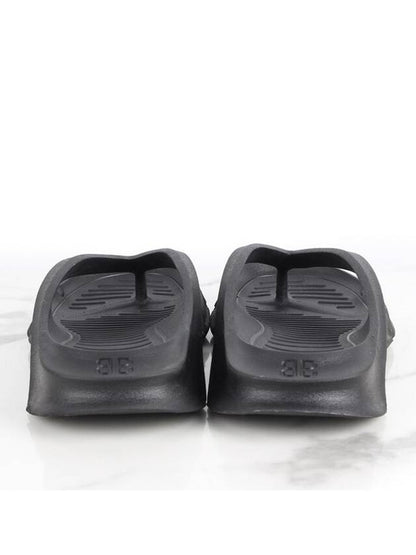 Luxury Balenciaga Trending 2025 Flip flop slippers black 36 230