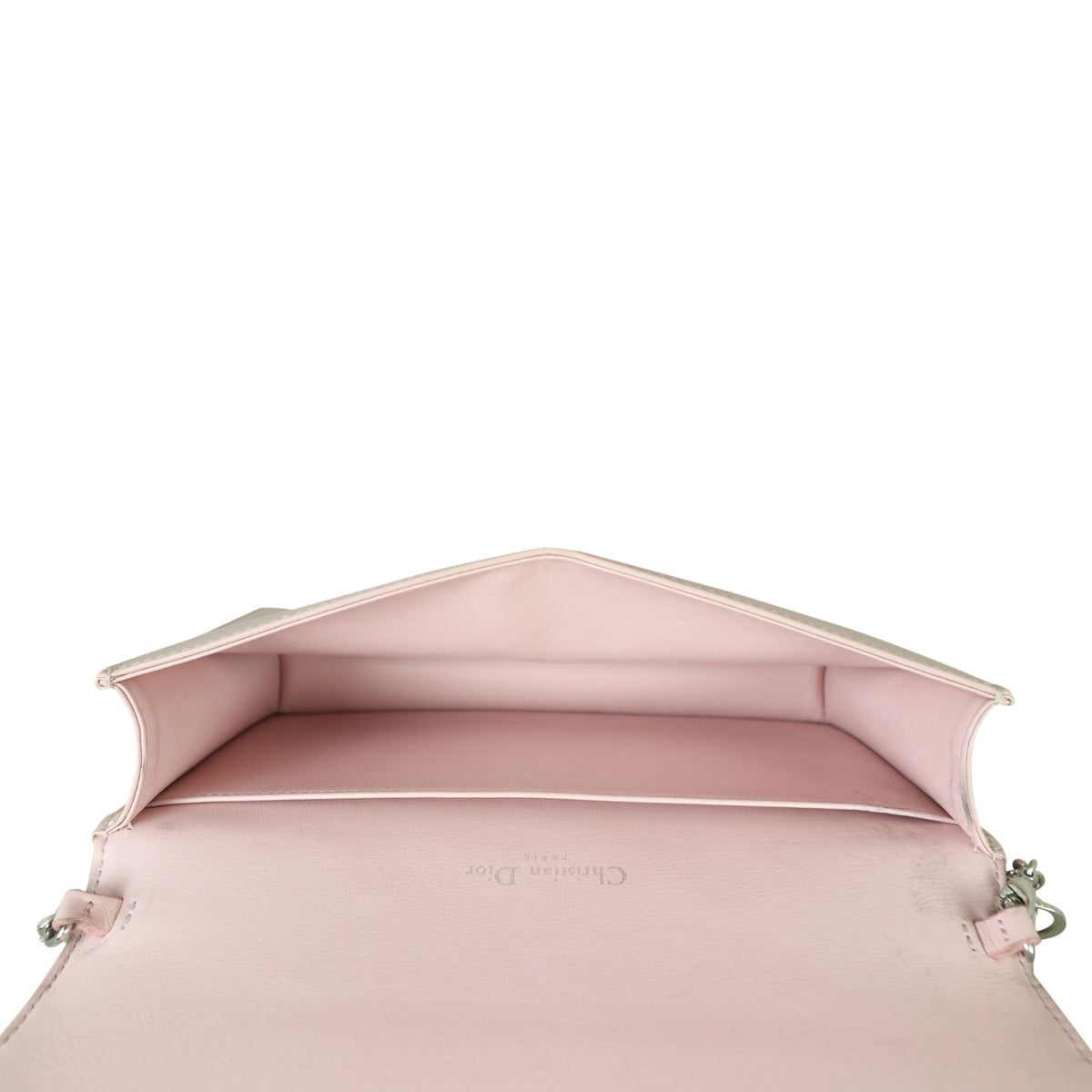 Dior Lady Dior Patent Cannage Pouch