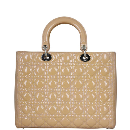 Dior Lady Dior Large Patent