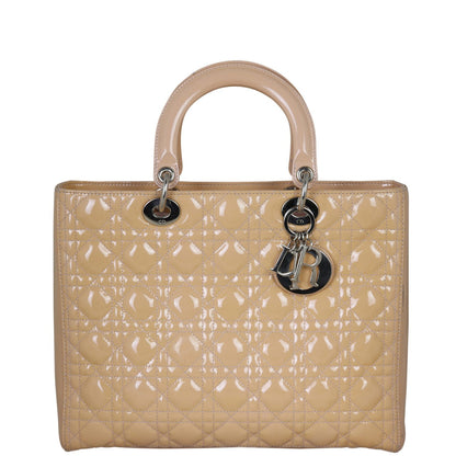Dior Lady Dior Large Patent