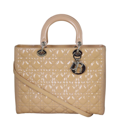 Dior Lady Dior Large Patent