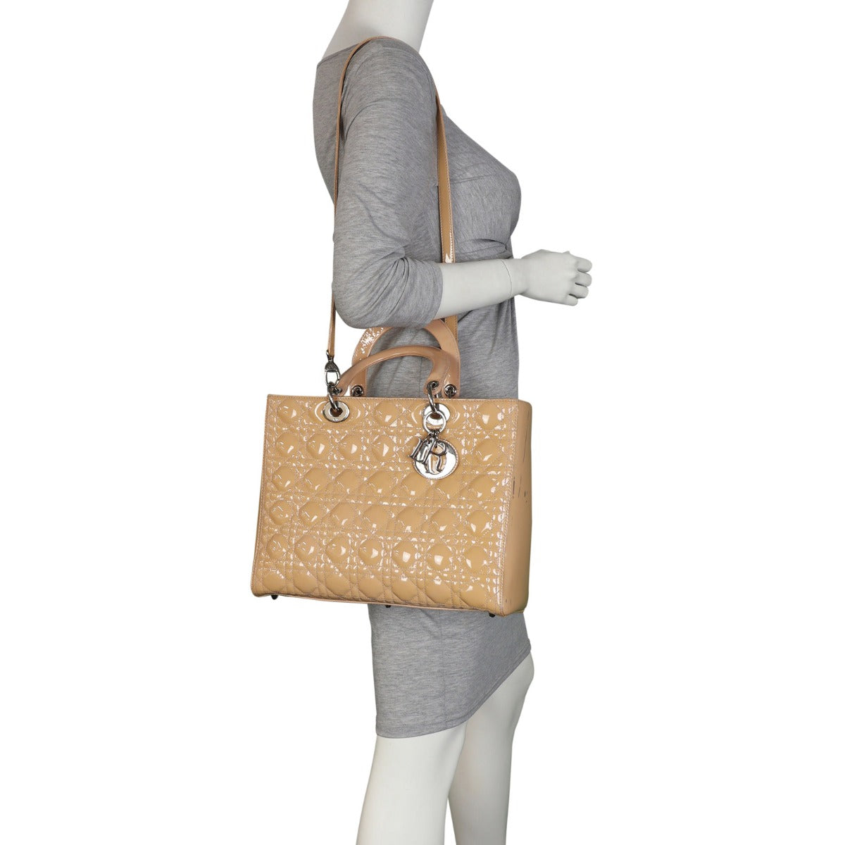 Dior Lady Dior Large Patent