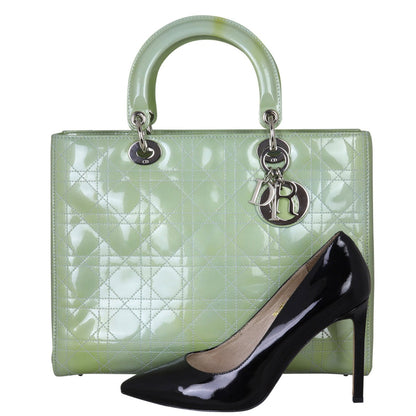 Dior Lady Dior Large Patent