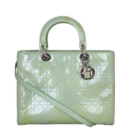 Dior Lady Dior Large Patent