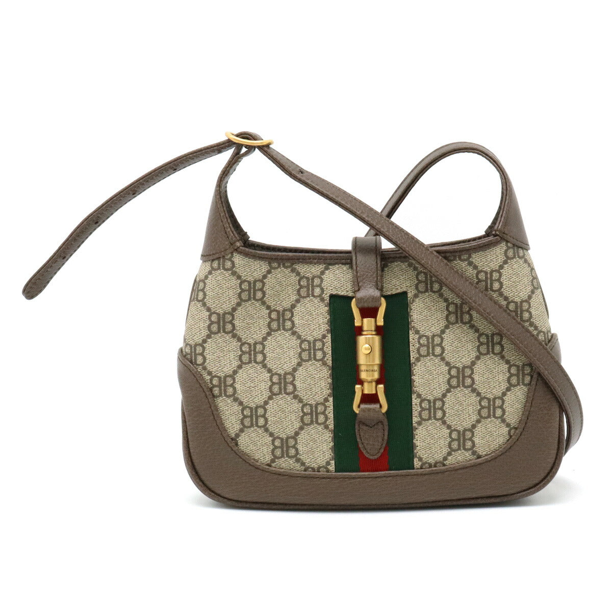 Gucci Luxury Balenciaga Trending 2025 Jackie Shoulder Bag Beige Brown