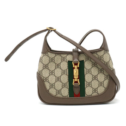 Gucci Luxury Balenciaga Trending 2025 Jackie Shoulder Bag Beige Brown