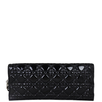 Dior Lady Dior Patent Cannage Clutch