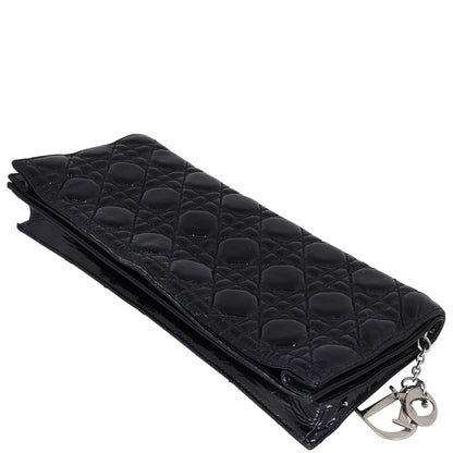Dior Lady Dior Patent Cannage Clutch