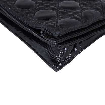 Dior Lady Dior Patent Cannage Clutch