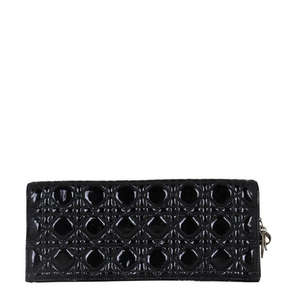Dior Lady Dior Patent Cannage Clutch
