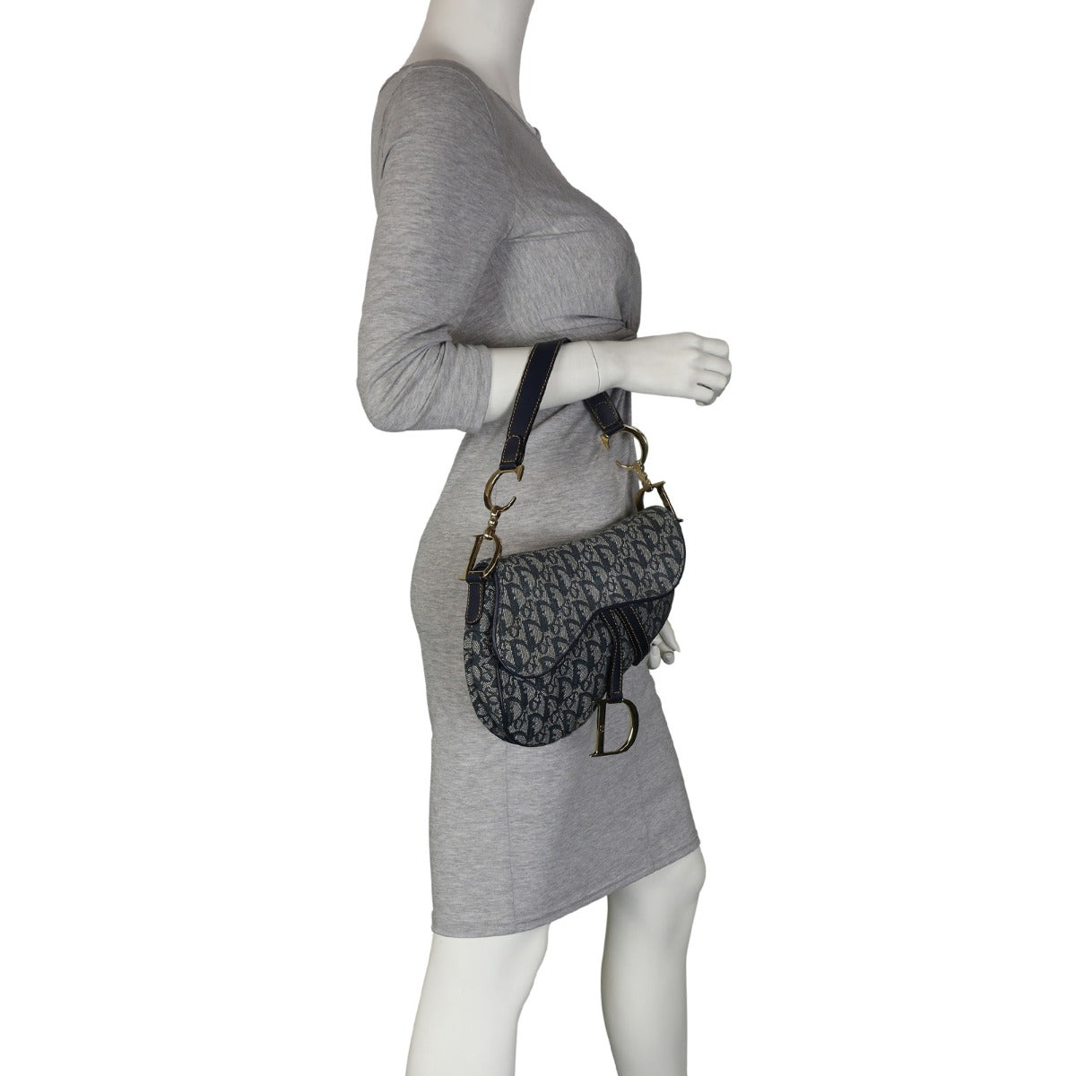Dior Vintage Saddle Bag Oblique