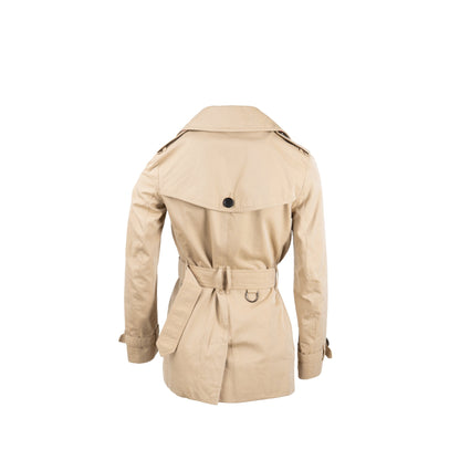 Burberry Size UK2 Short Trench Coat Beige