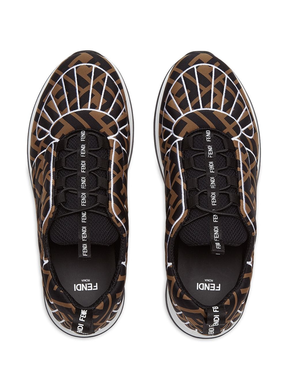 FENDI FFREEDOM SNEAKERS SIZE 38.5