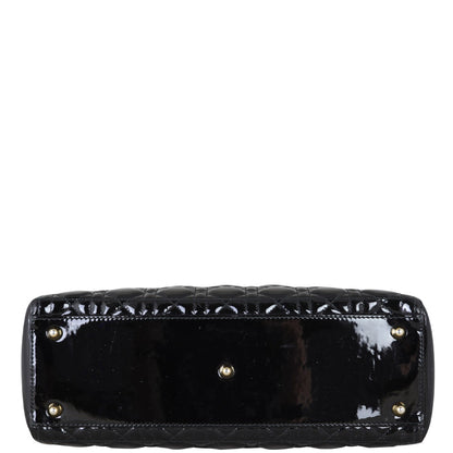 Dior Lady Dior Large Patent
