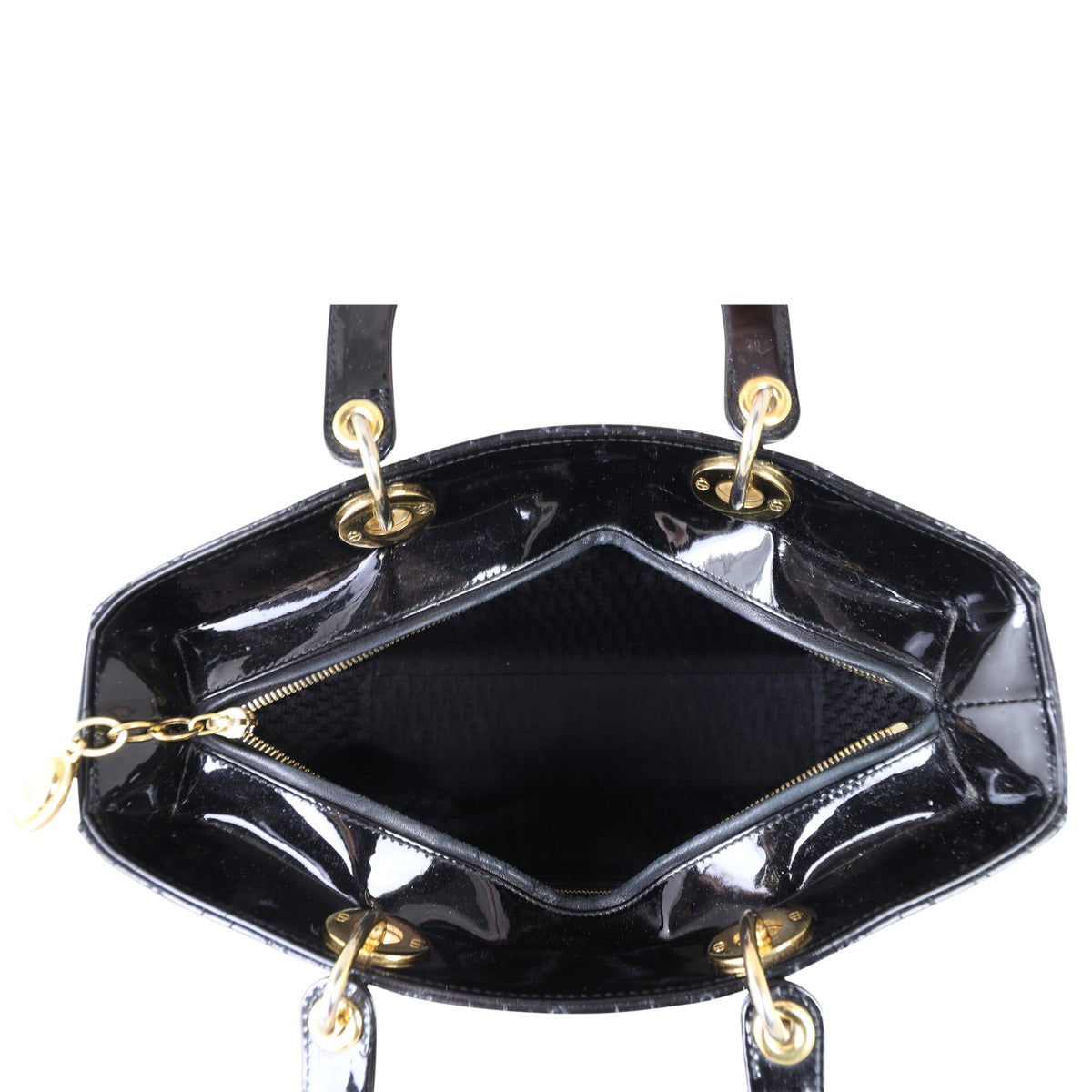 Dior Lady Dior Large Patent