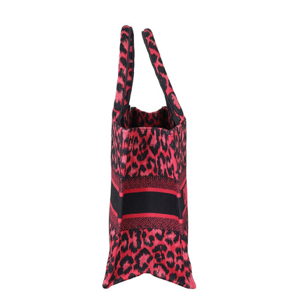 Dior Book Tote Medium Leopard