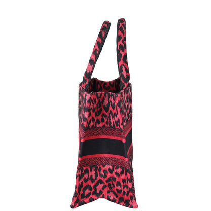 Dior Book Tote Medium Leopard