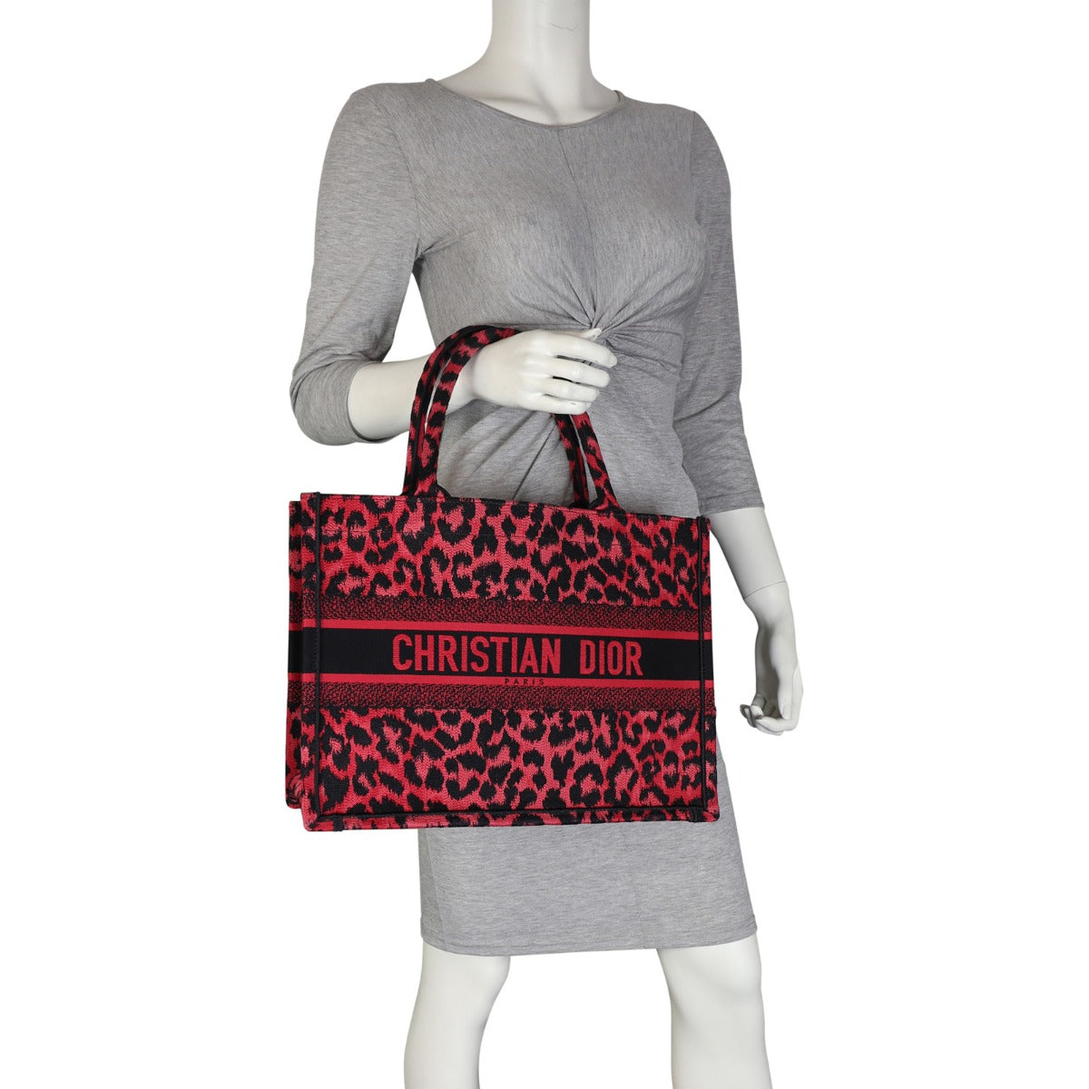 Dior Book Tote Medium Leopard