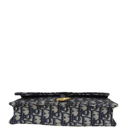Dior Saddle Pouch Wallet on Chain Oblique