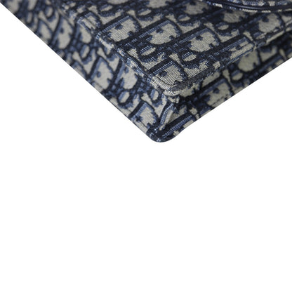 Dior Saddle Pouch Wallet on Chain Oblique