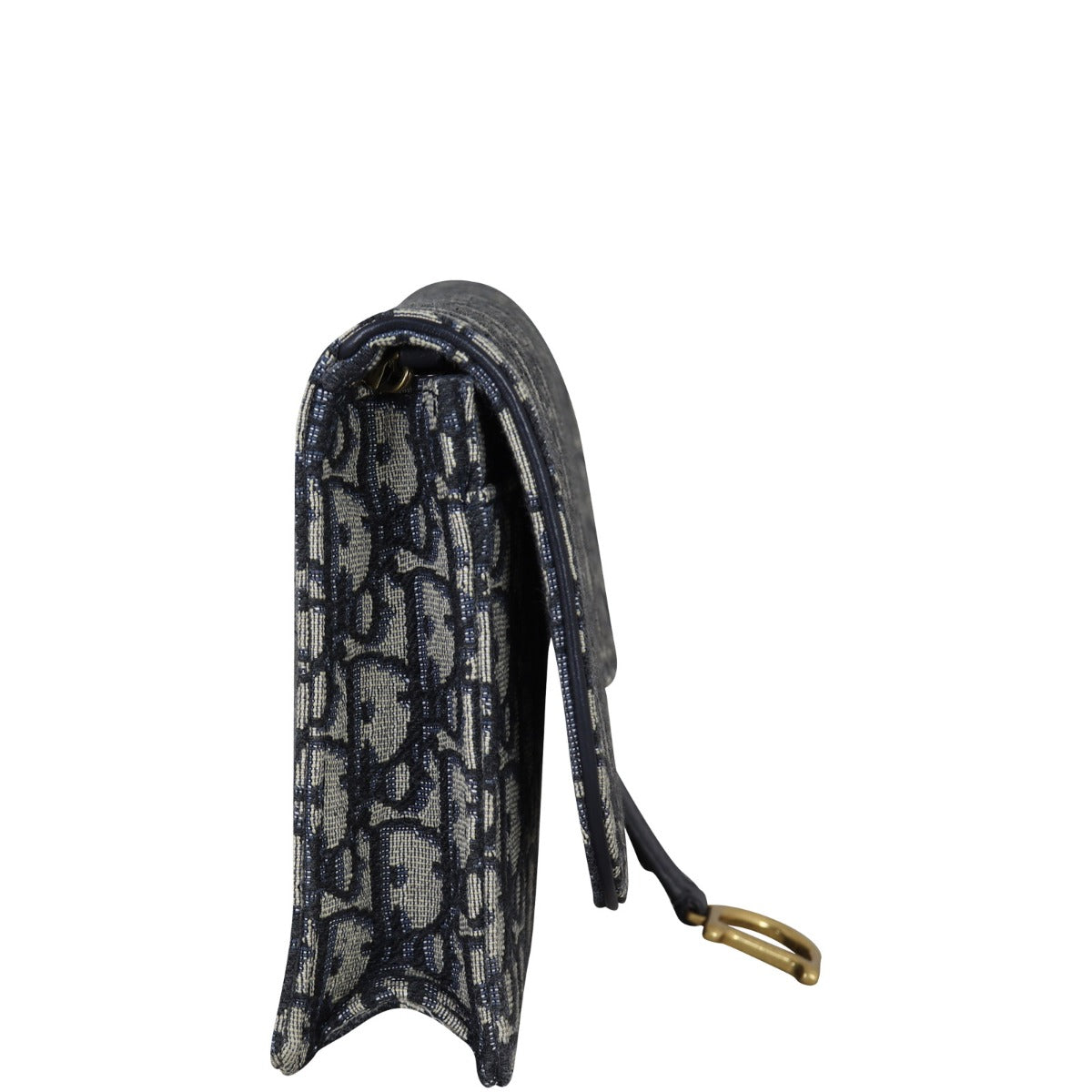 Dior Saddle Pouch Wallet on Chain Oblique