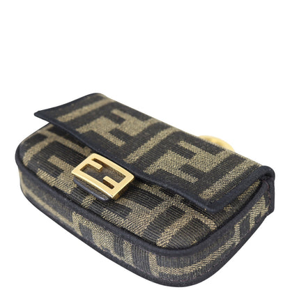 Fendi Nano Baguette Charm Jacquard