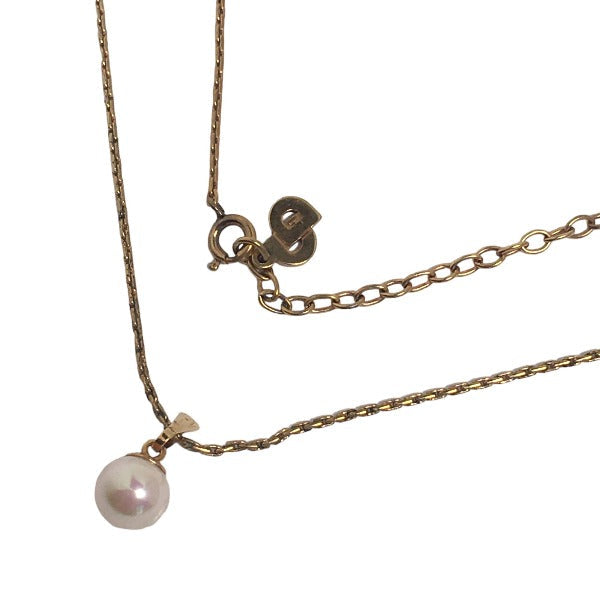 Christian Dior Necklace Gold, fake pearls gold Necklace fake pearl Women