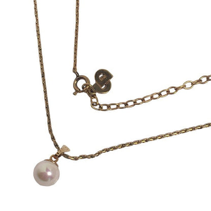 Christian Dior Necklace Gold, fake pearls gold Necklace fake pearl Women
