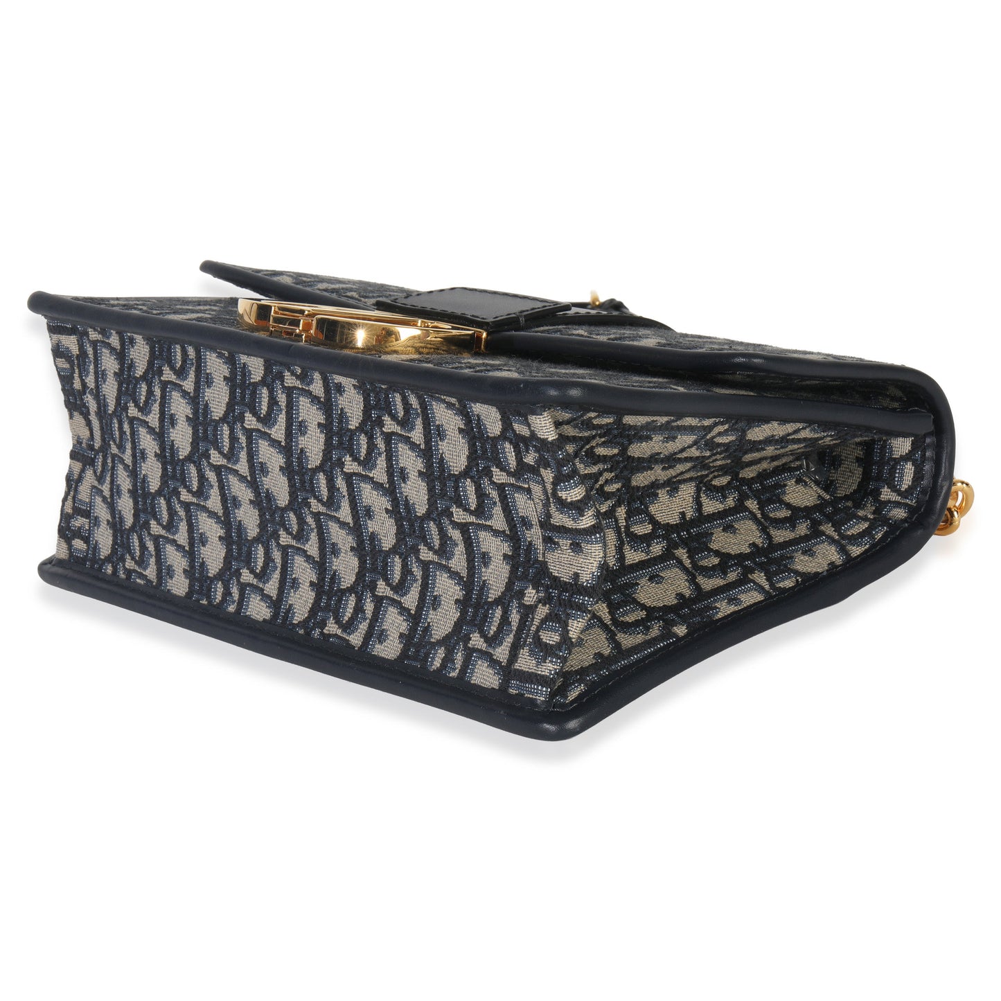 Dior Blue Oblique Dior 30 Montaigne Chain Bag