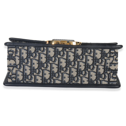 Dior Blue Oblique Dior 30 Montaigne Chain Bag