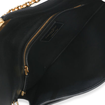 Dior Black Calfskin Montaigne 30 Clutch