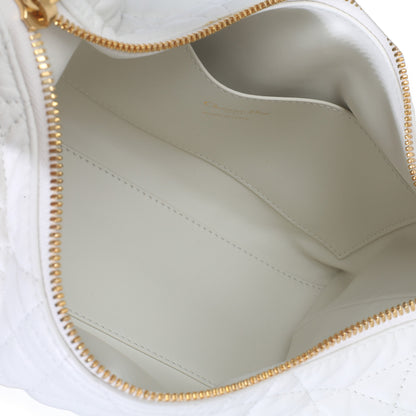Dior Latte Lambskin Macrocannage Medium D-Dream Bag
